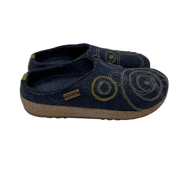 Haflinger Swing Slippers Wool Slip On Shoes Women's Size 38 - Picture 1 of 7